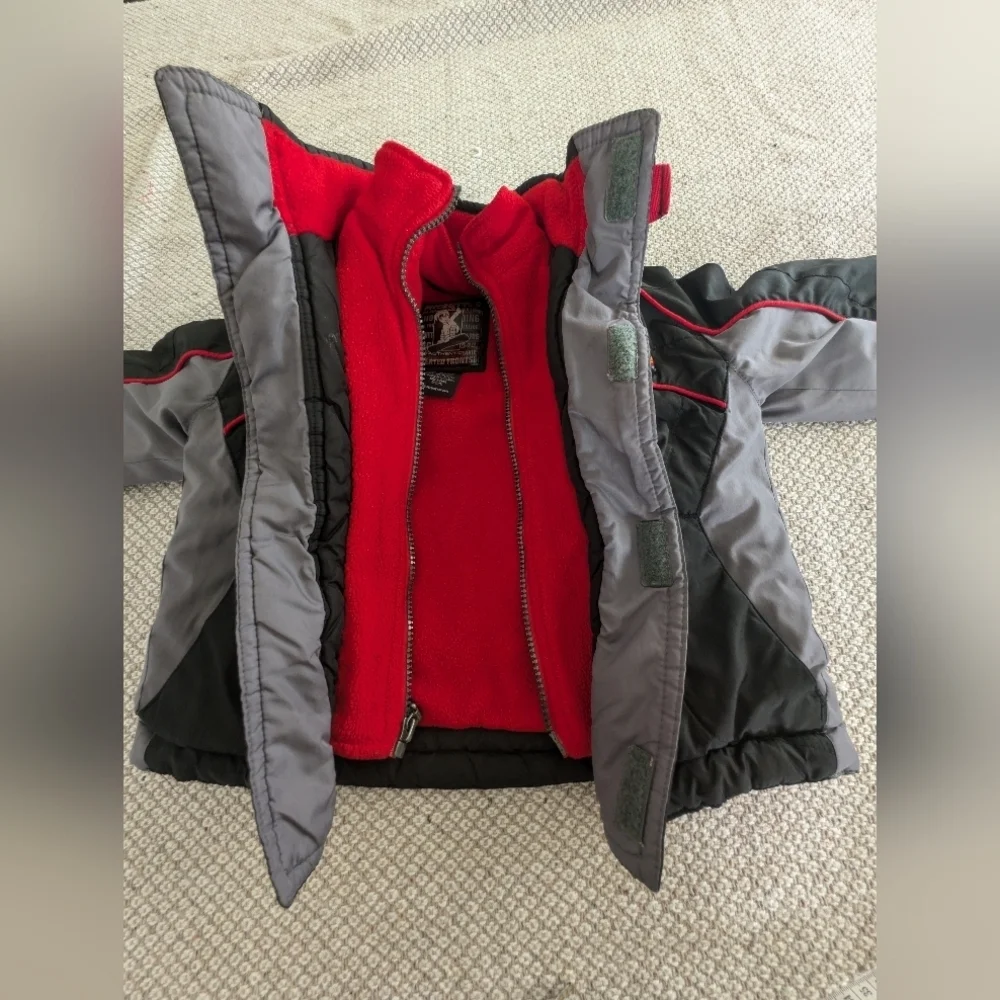 ZeroXposur Black and Gray Kids Puffer Jacket